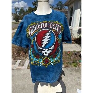 Anvil Tag Grateful Dead T-Shirt Mens Size Medium GDM Steal Your Face Tie Dye